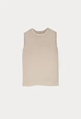 Basic Linen Sleeveless Top