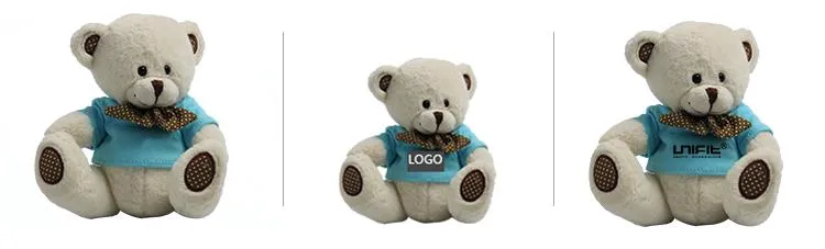 Bear Plush Toy With Bow