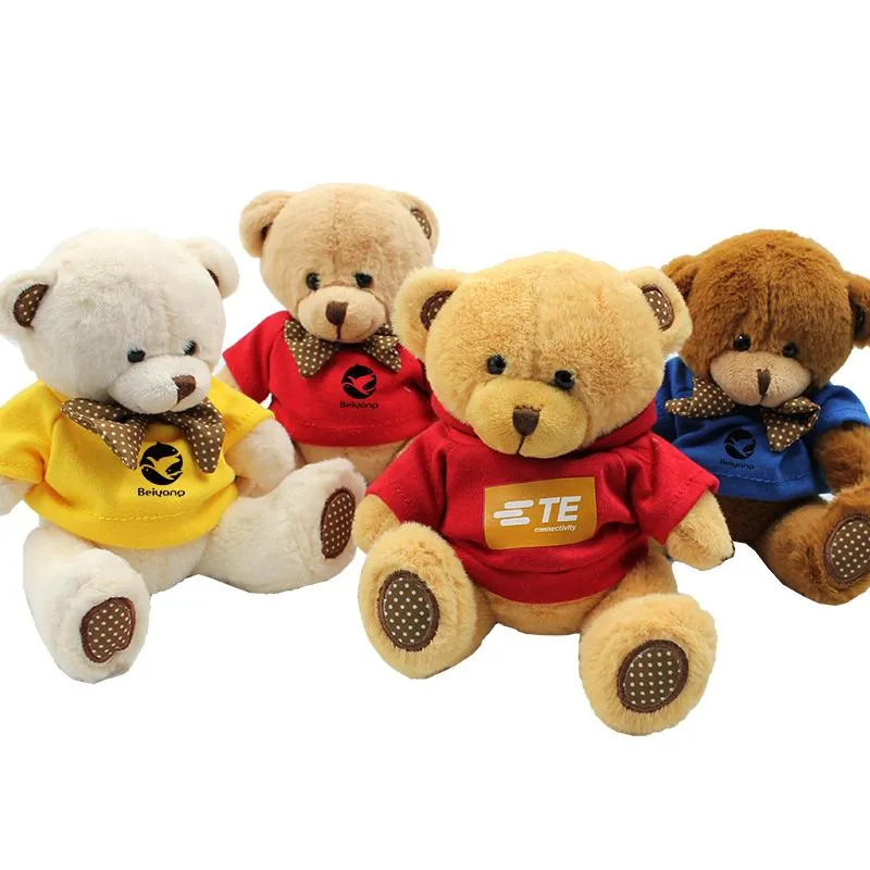 Bear Plush Toy With Bow
