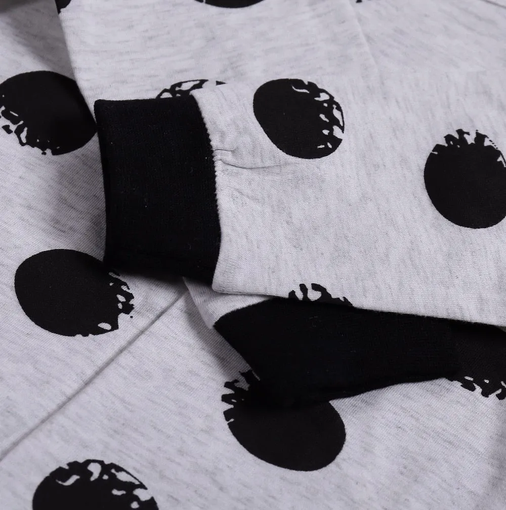 Black Polka Dot Onesie