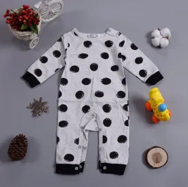 Black Polka Dot Onesie