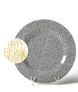 Black Small Dot Big Entertaining Platter