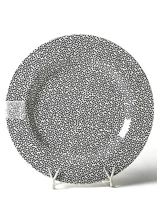 Black Small Dot Big Entertaining Platter
