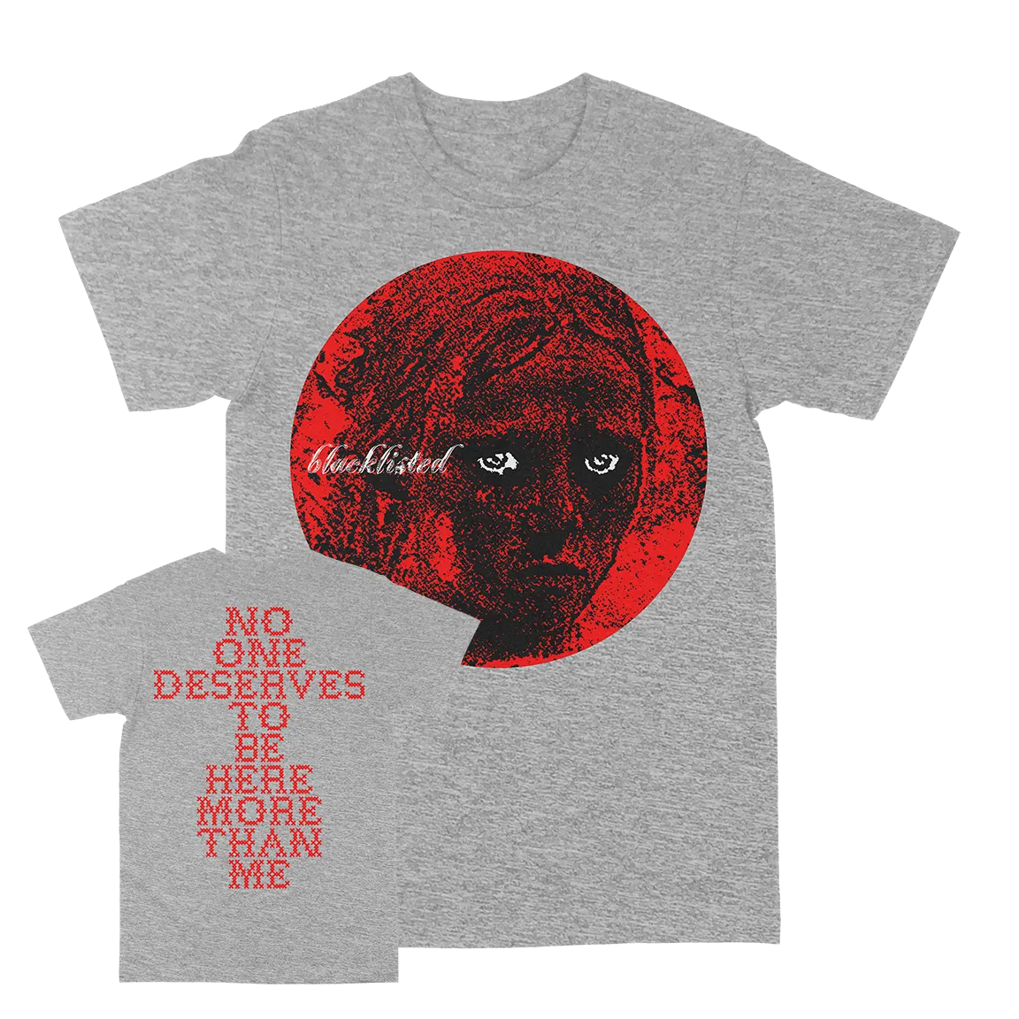 Blacklisted “No One: Girl” Heather Grey T-Shirt