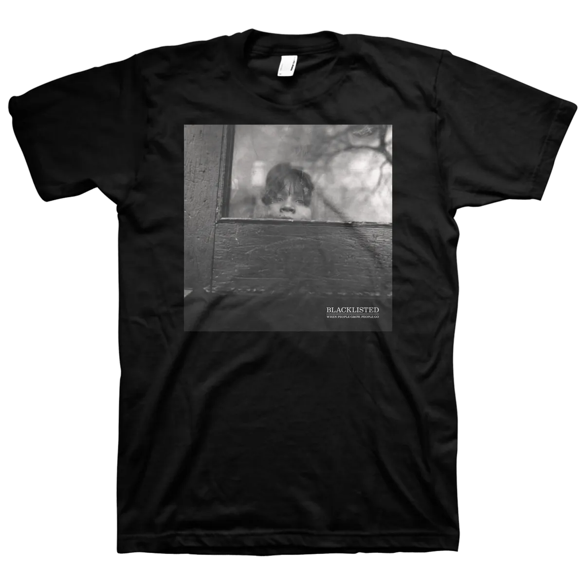 Blacklisted "When People Grow, People Go" Black T-Shirt