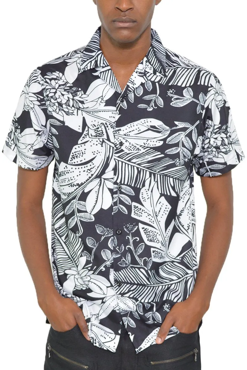 BLKWHT SHORT SLEEVE SHIRT