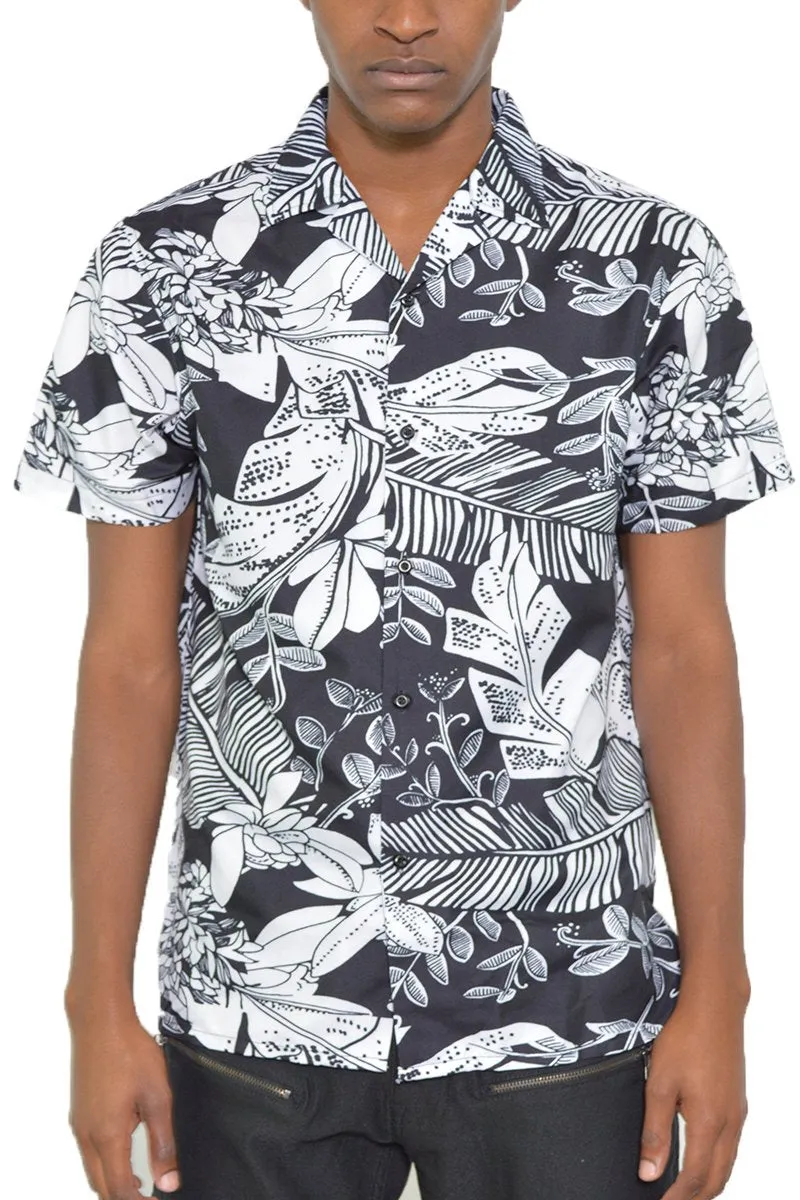 BLKWHT SHORT SLEEVE SHIRT