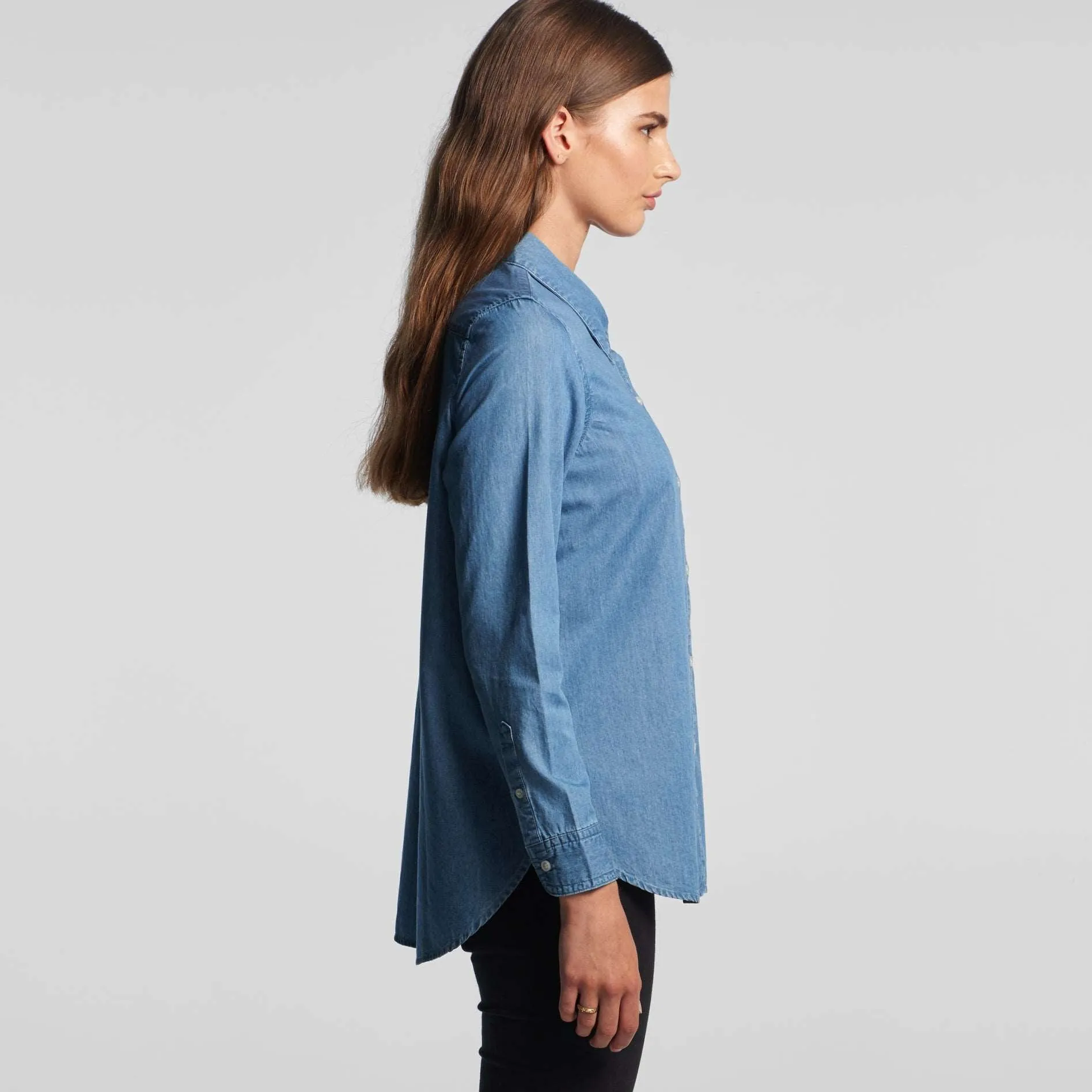 BLUE DENIM SHIRT - 4042