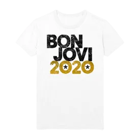 Bon Jovi 2020 White T-Shirt