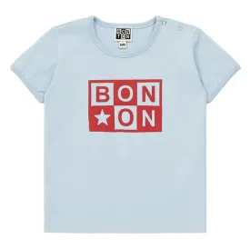 Bonton Baby Logo T-Shirt Pétanque Blue