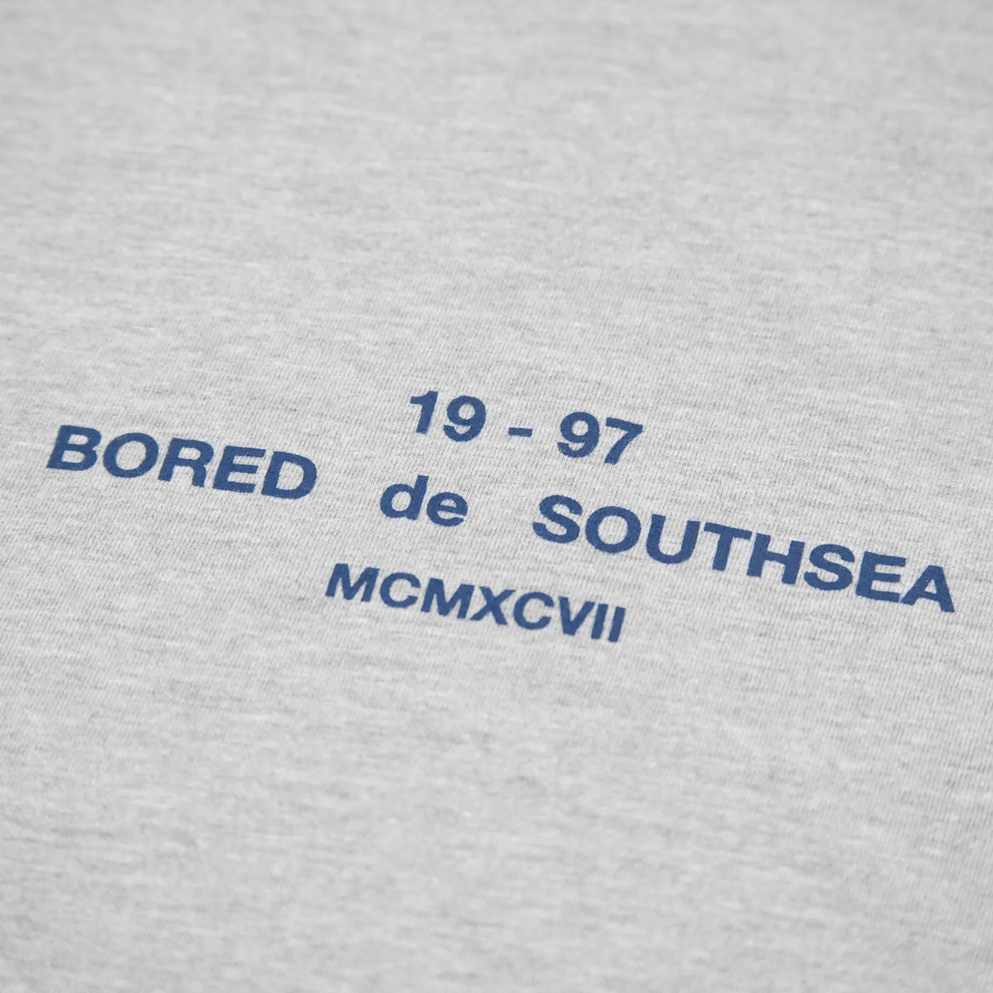 Bored of Southsea BDG T Shirt - Heather Grey