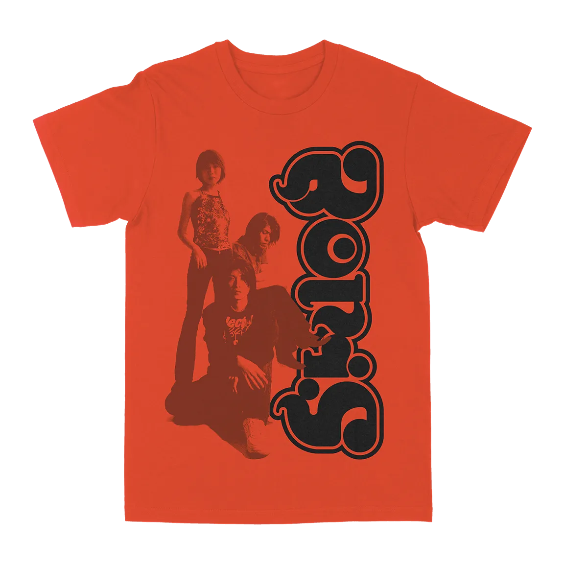 Boris "Heavy Rocks: Band" Orange T-Shirt