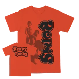 Boris "Heavy Rocks: Band" Orange T-Shirt