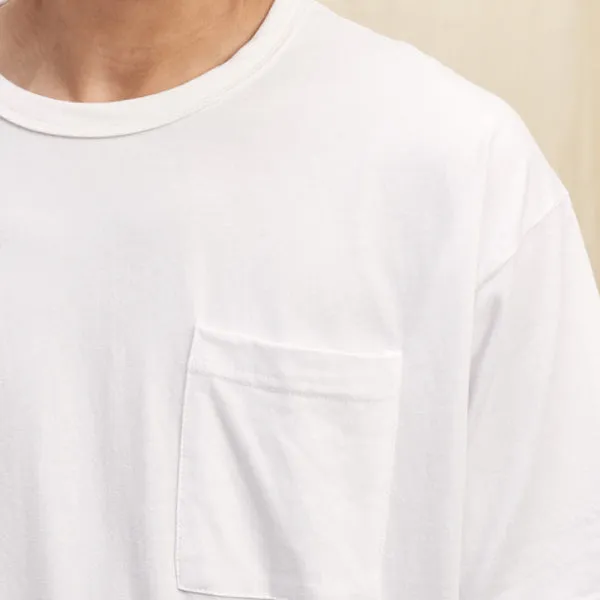 Boysnextdoor Ultra Cotton Pocket Tshirt White