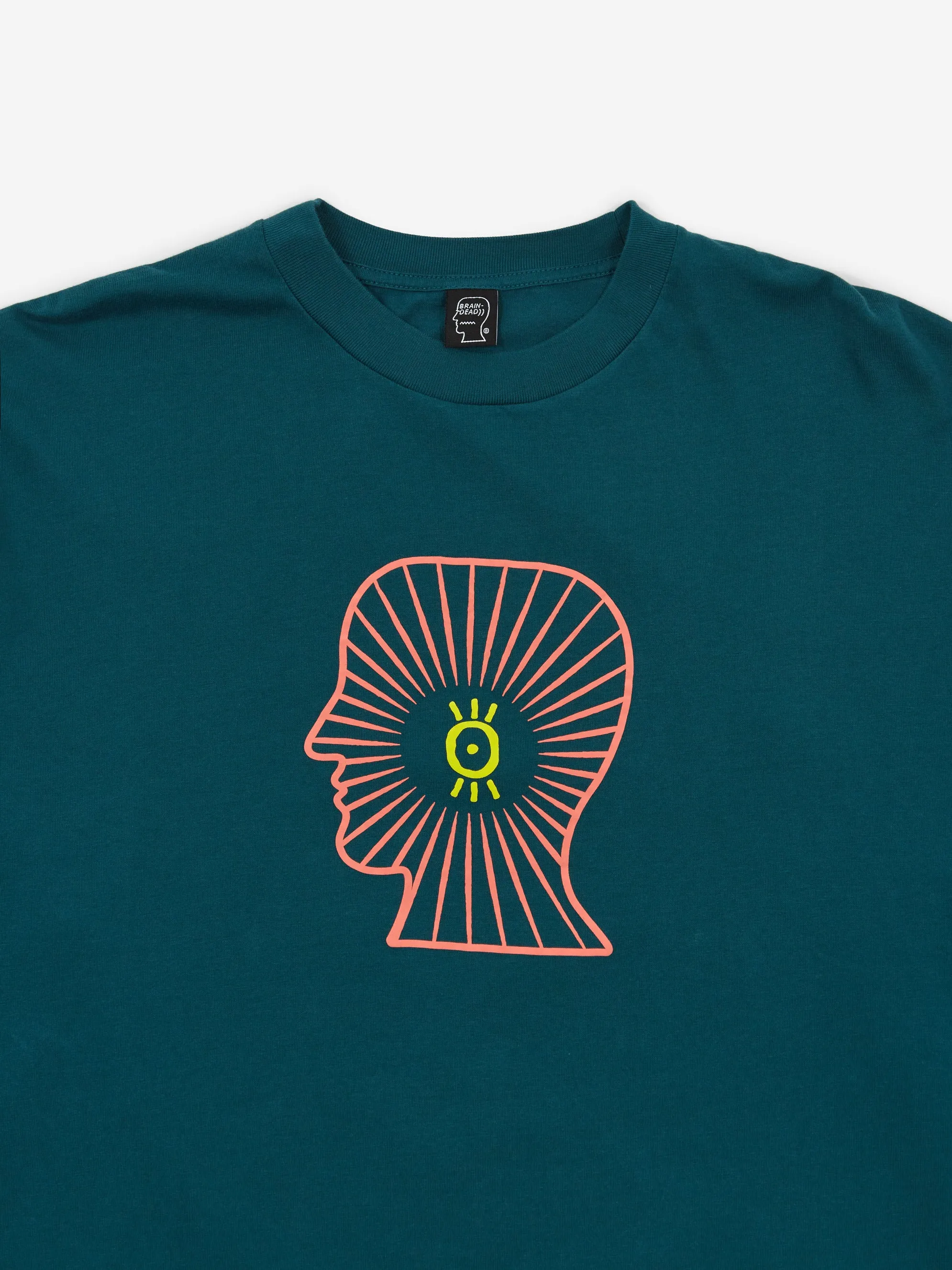 Brain Dead Visions Club Longsleeve T-Shirt - Teal