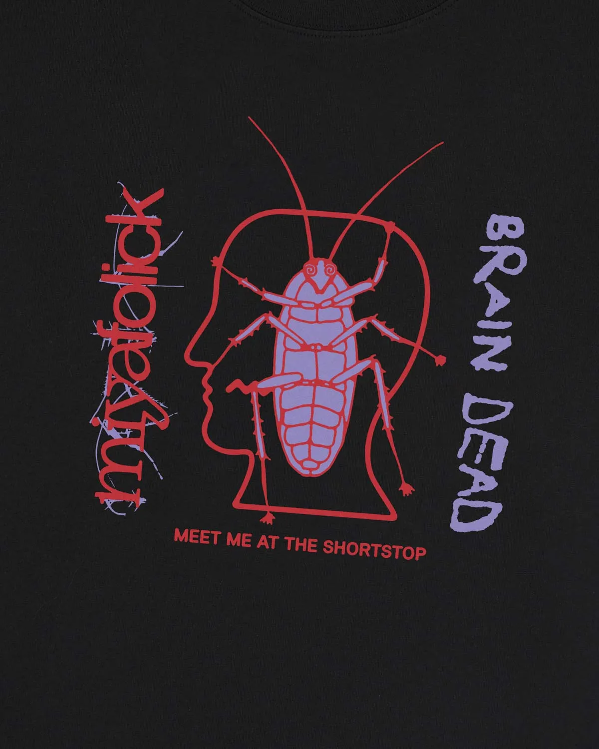 Brain Dead x Miya Folick Roach T-shirt - Black