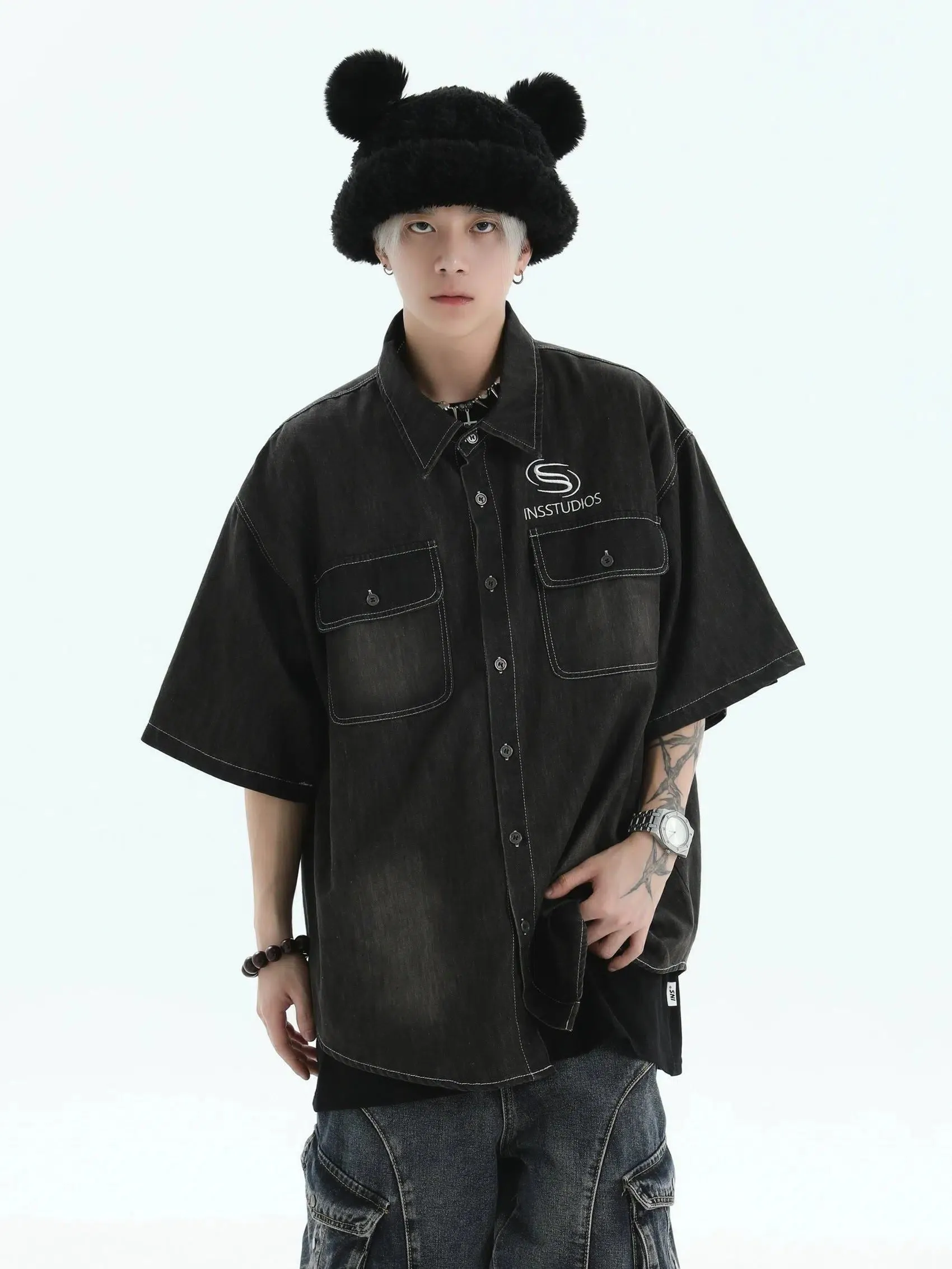 Breast Pocket Denim Shirt