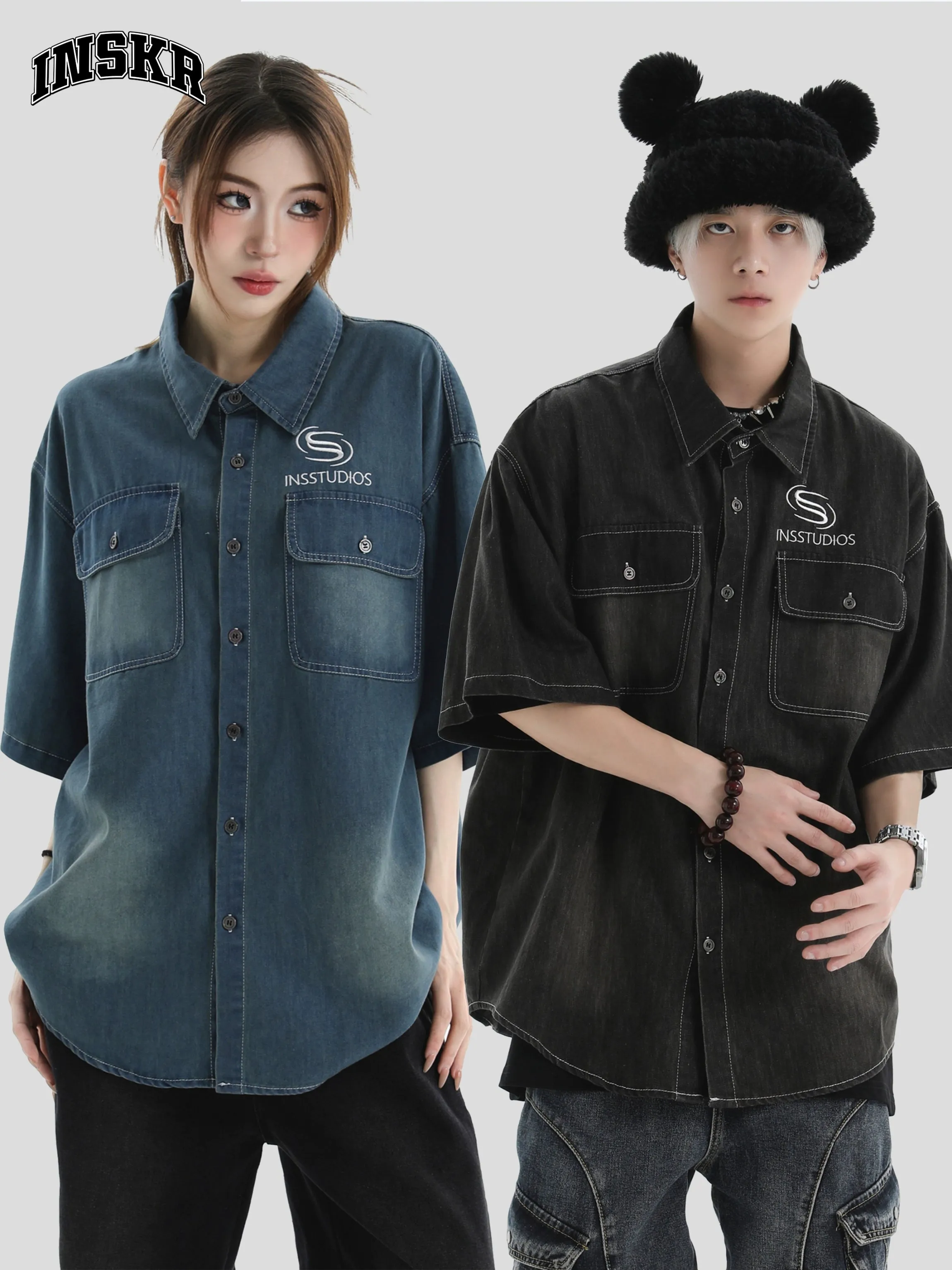 Breast Pocket Denim Shirt