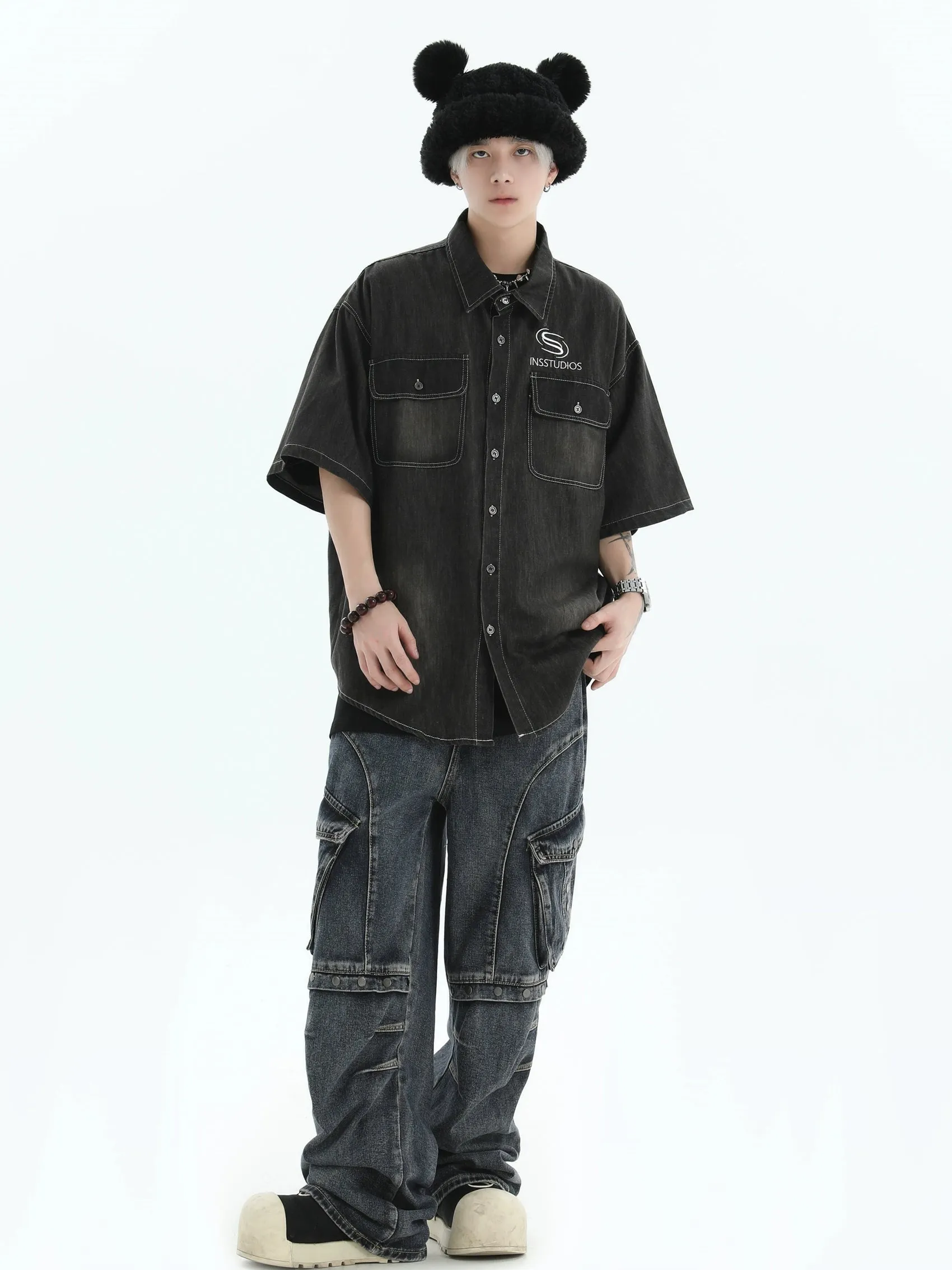 Breast Pocket Denim Shirt