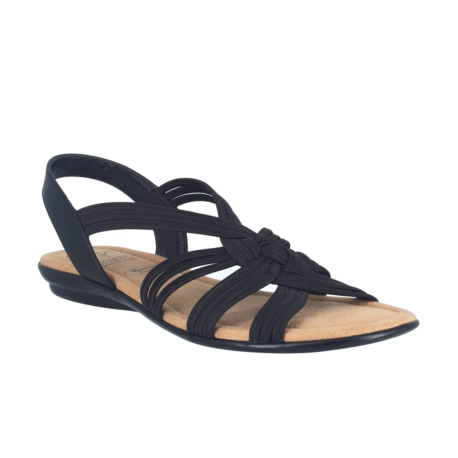 Bryce Stretch Elastic Sandal with Memory Foam