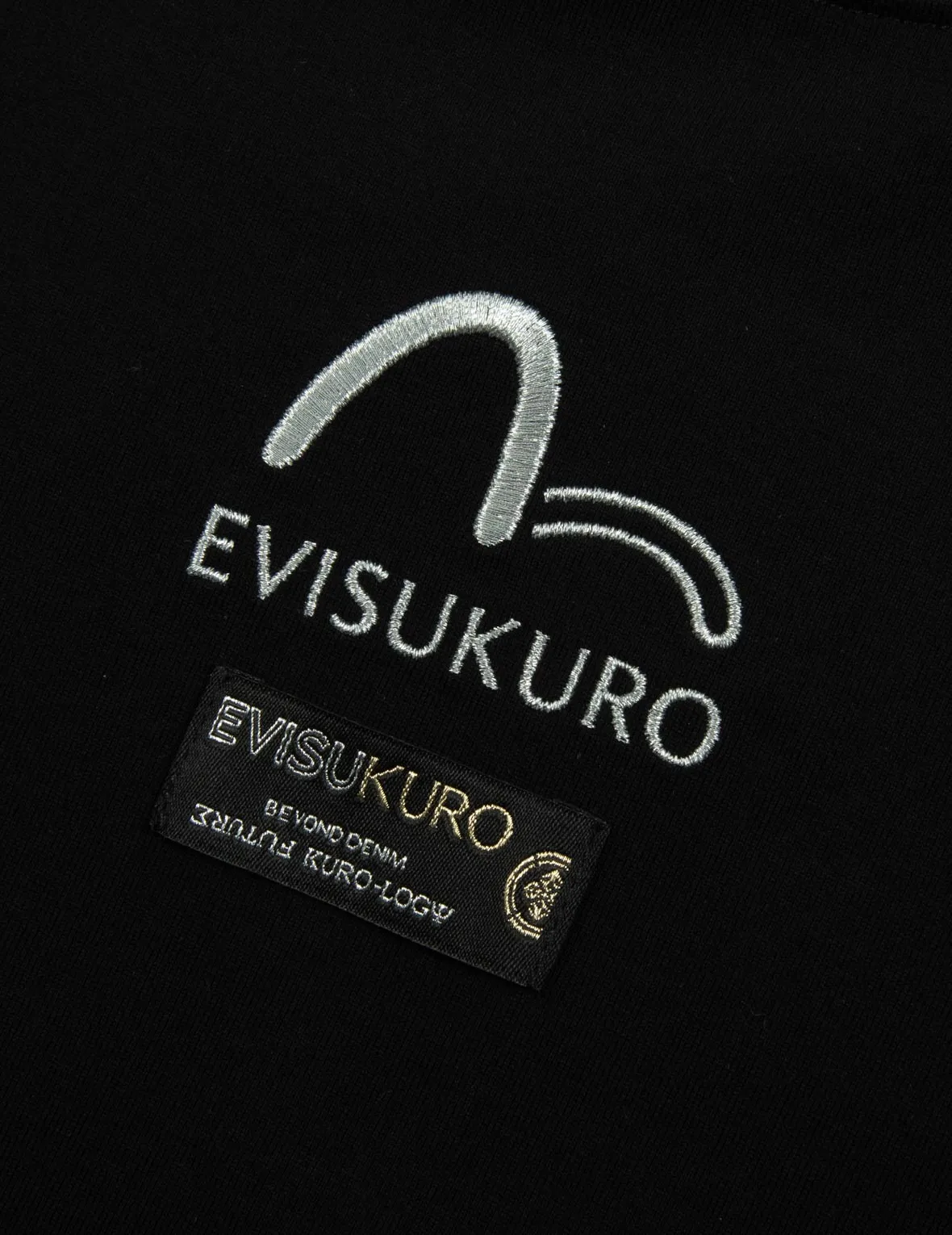 Calligraphy Logo Printed Label T-shirt