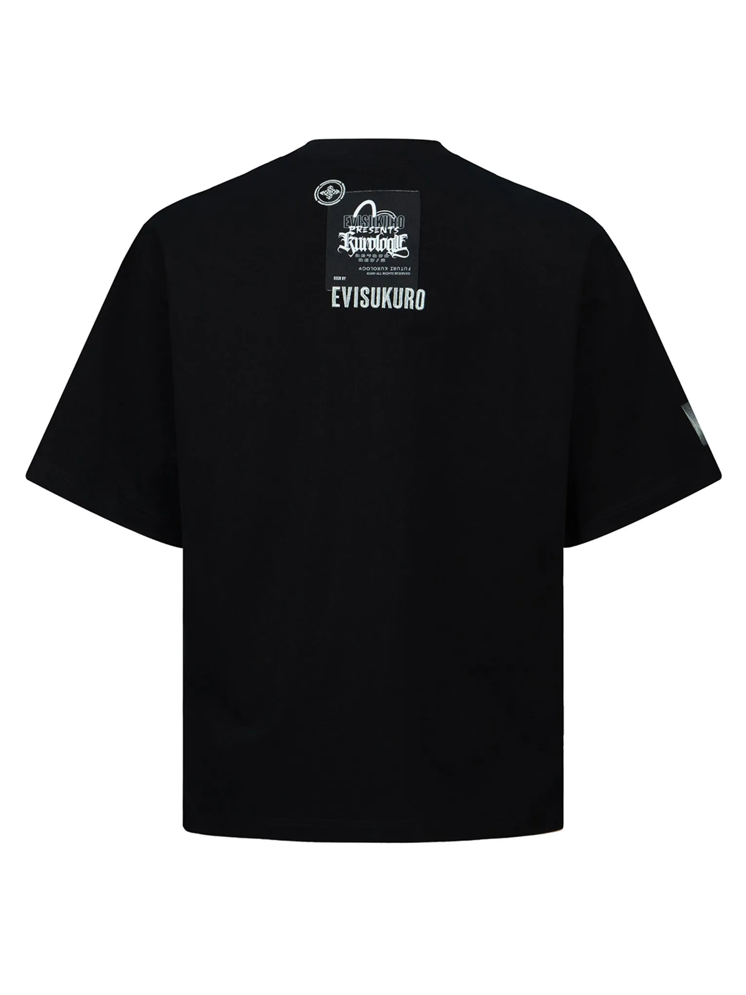 Calligraphy Logo Printed Label T-shirt