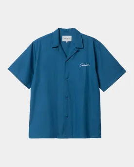 Carhartt WIP Delray S/S Shirt Amalfi/Wax