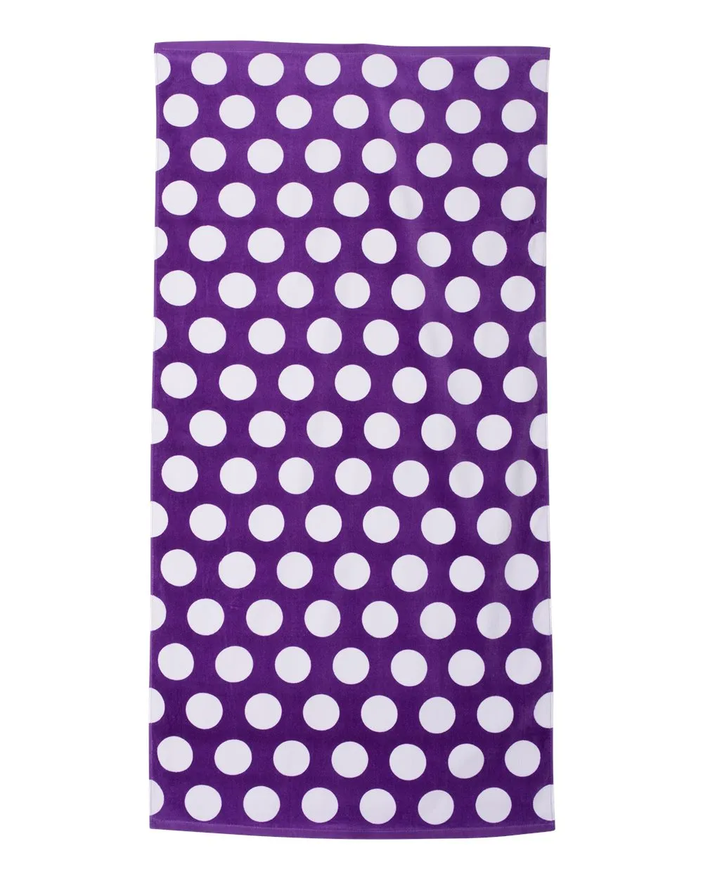 Carmel Towel Company Polka Dot Velour Beach Towel - C3060P