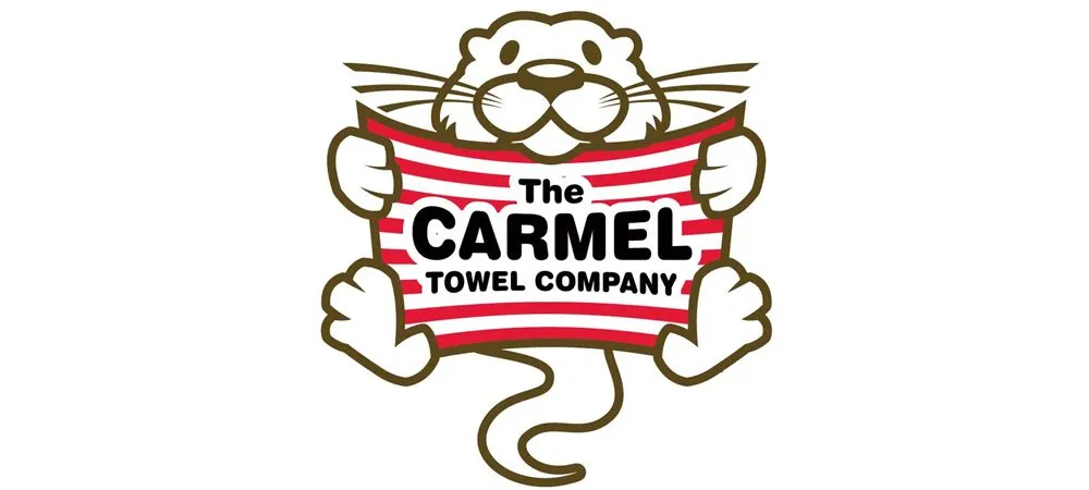 Carmel Towel Company Polka Dot Velour Beach Towel - C3060P