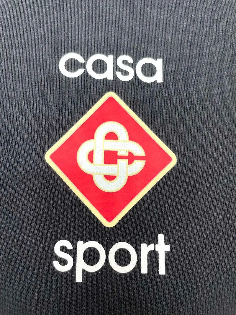 CASABLANCA Casa Sport Icon T-shirt Black