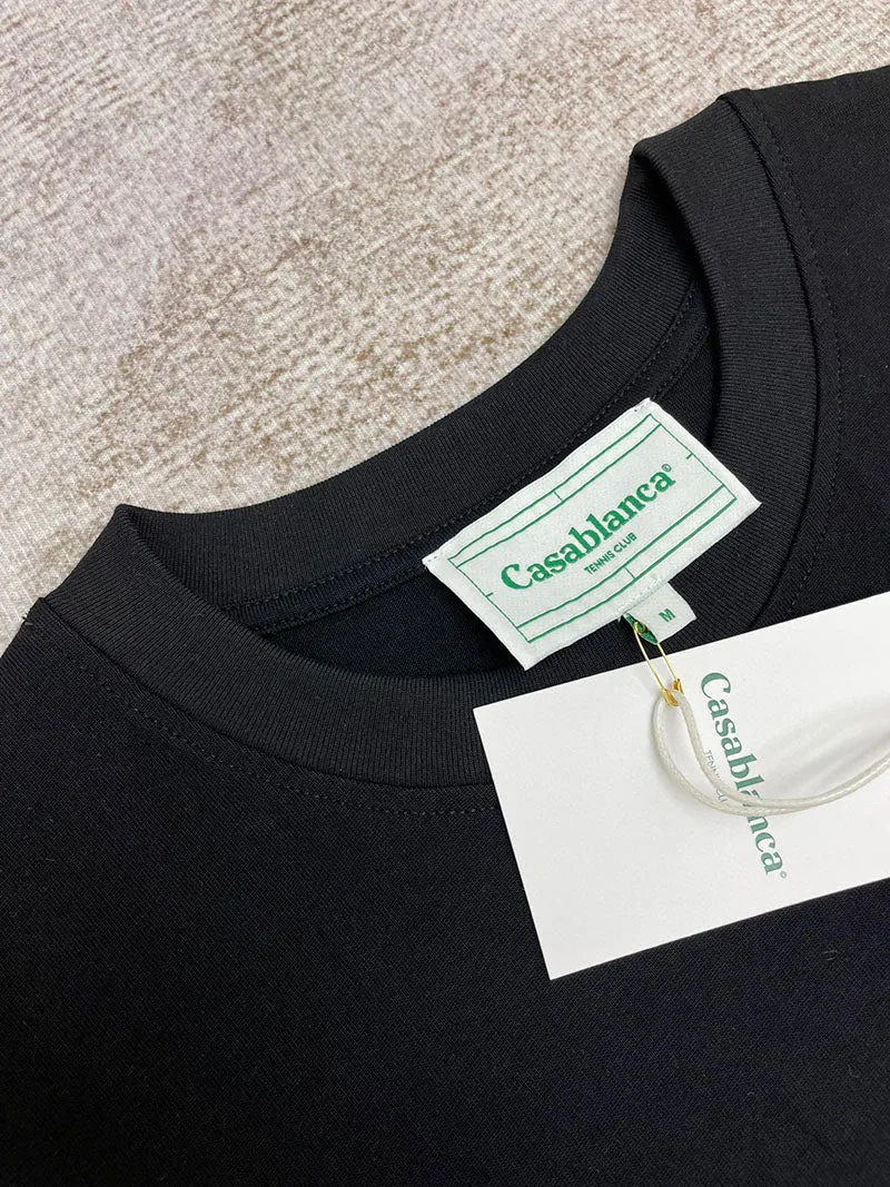 CASABLANCA Casa Sport Icon T-shirt Black
