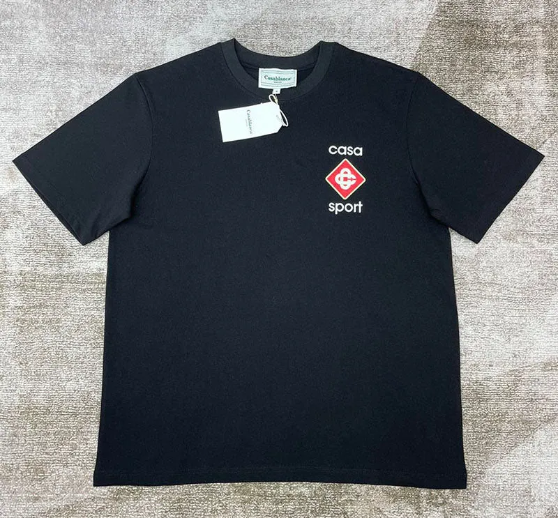 CASABLANCA Casa Sport Icon T-shirt Black