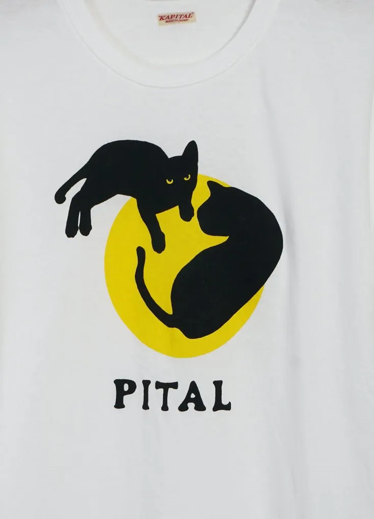 CATPITAL | 20/- Jersey Crew T | White