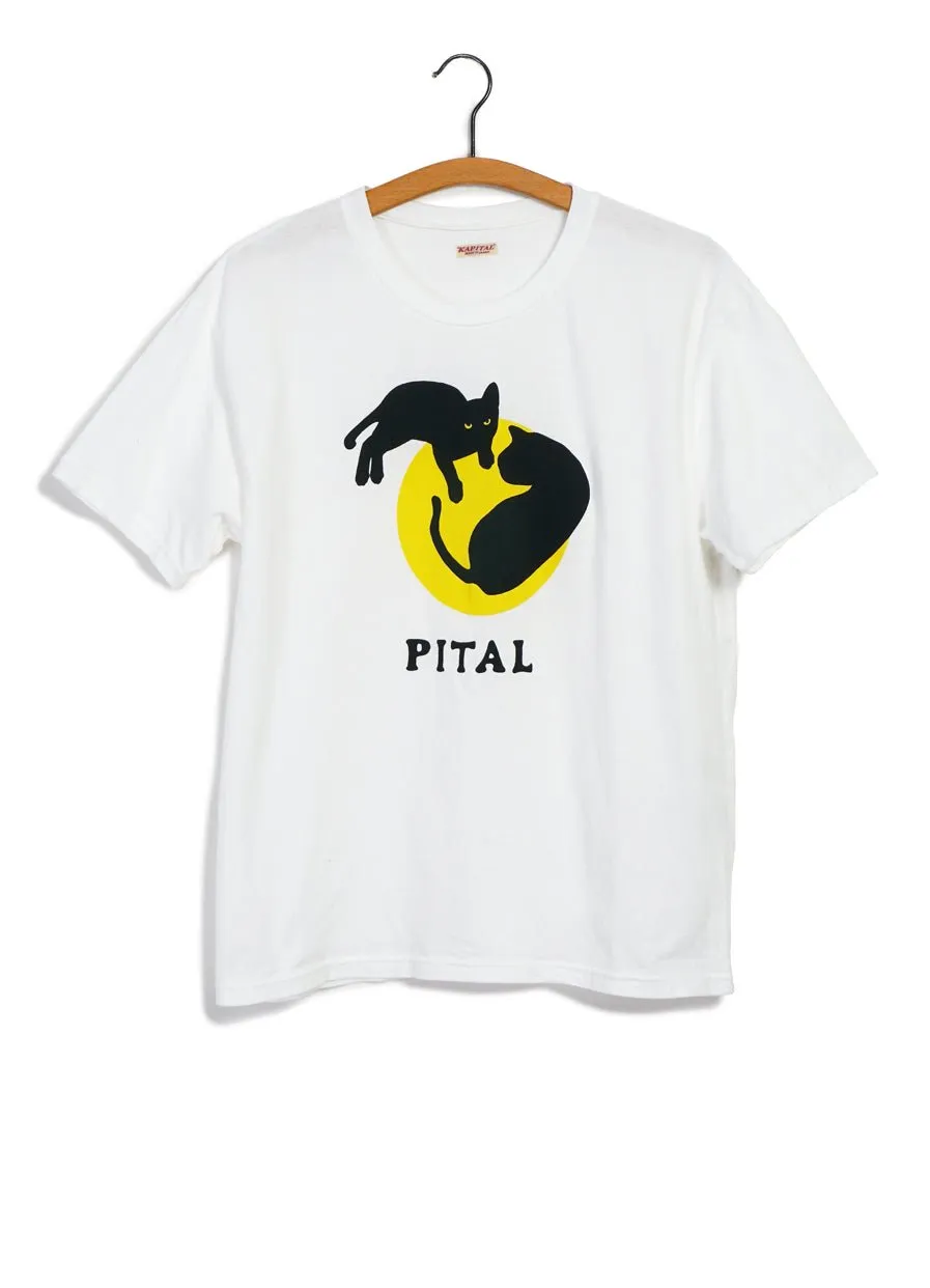 CATPITAL | 20/- Jersey Crew T | White