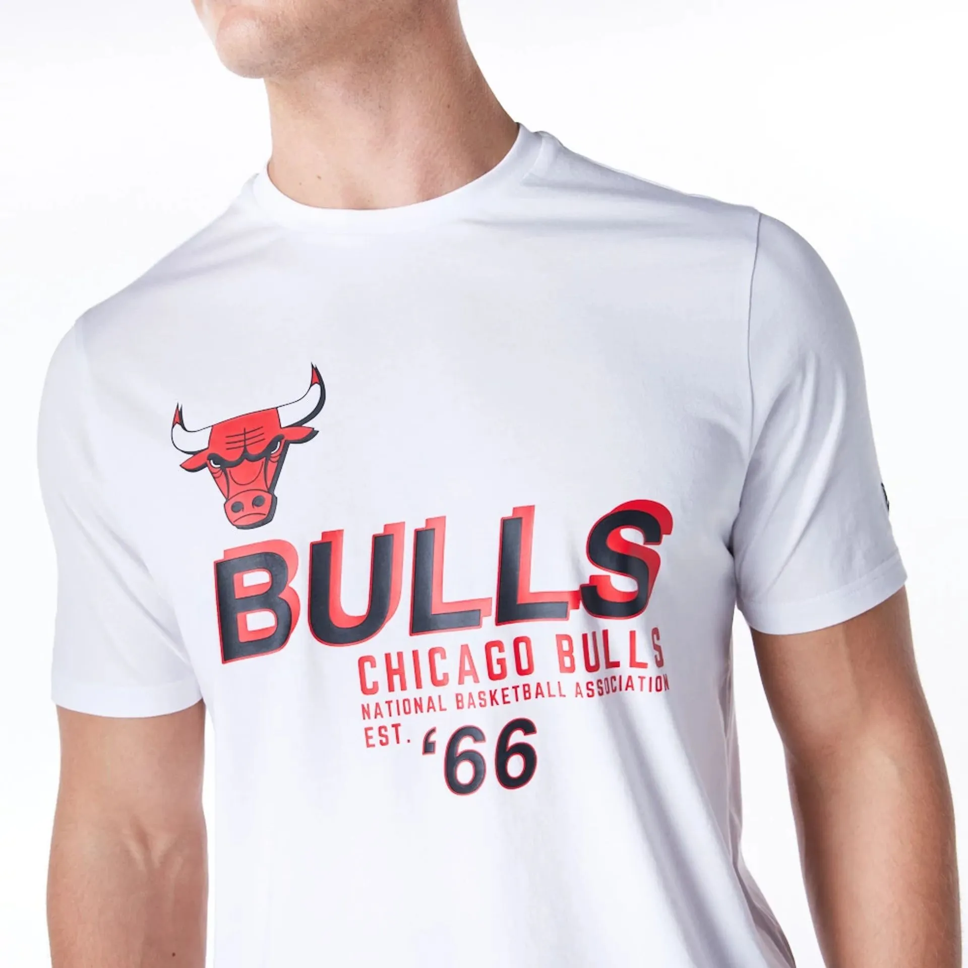 Chicago Bulls NBA Graphic White T-Shirt
