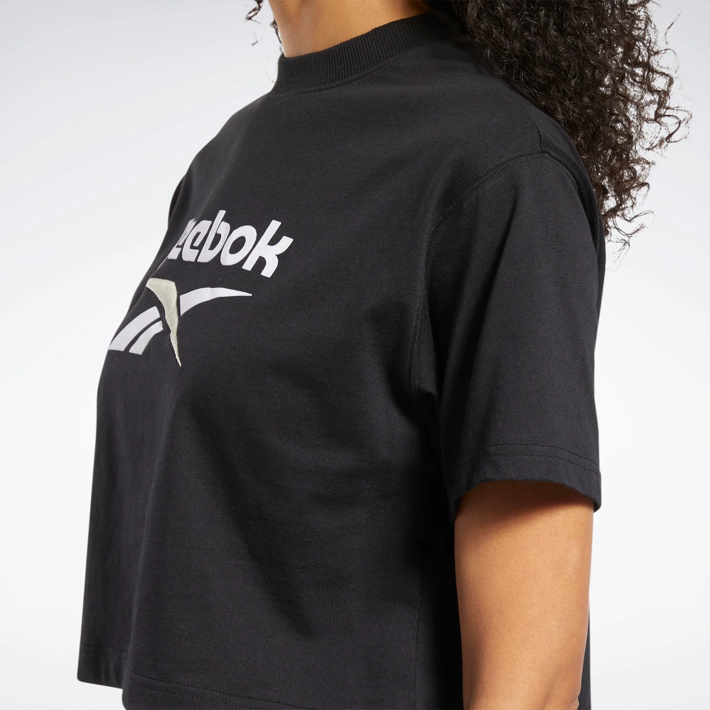 Classics Big Logo Cropped T-Shirt Black