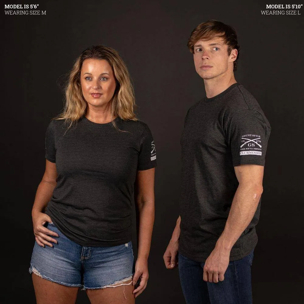 Club Member - Men's Basic T-Shirt - Black Heather