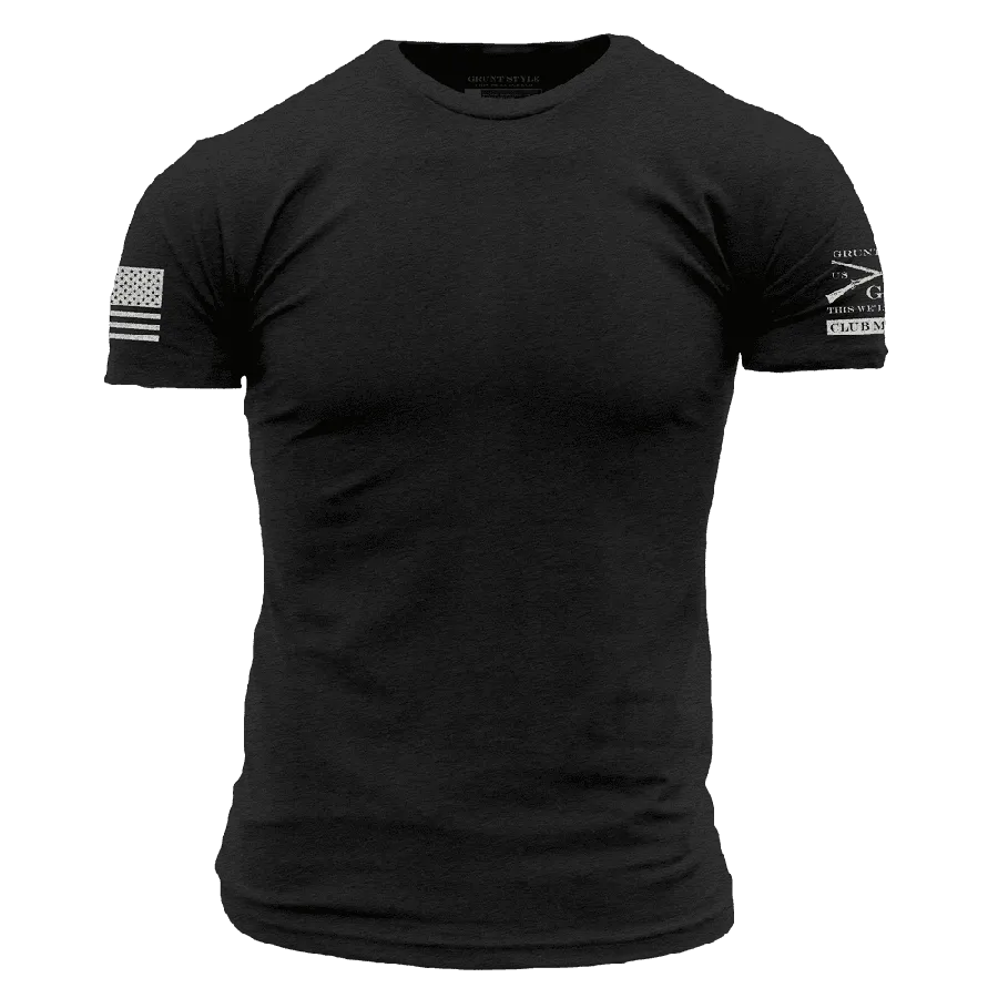 Club Member - Men's Basic T-Shirt - Black Heather