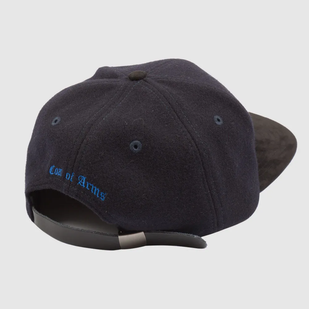 COA Monogram Hat In Navy Wool