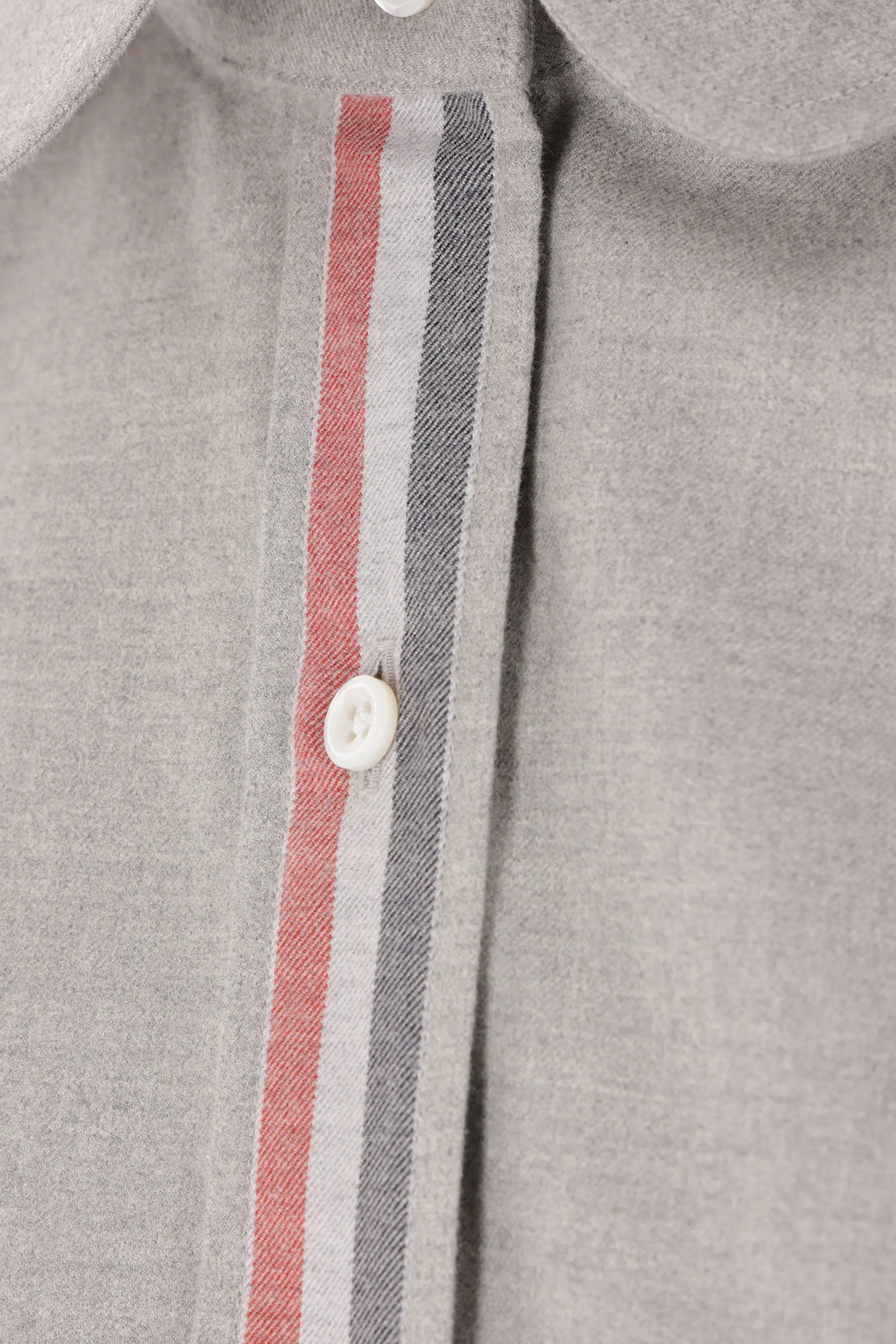 cotton flannel crop shirt