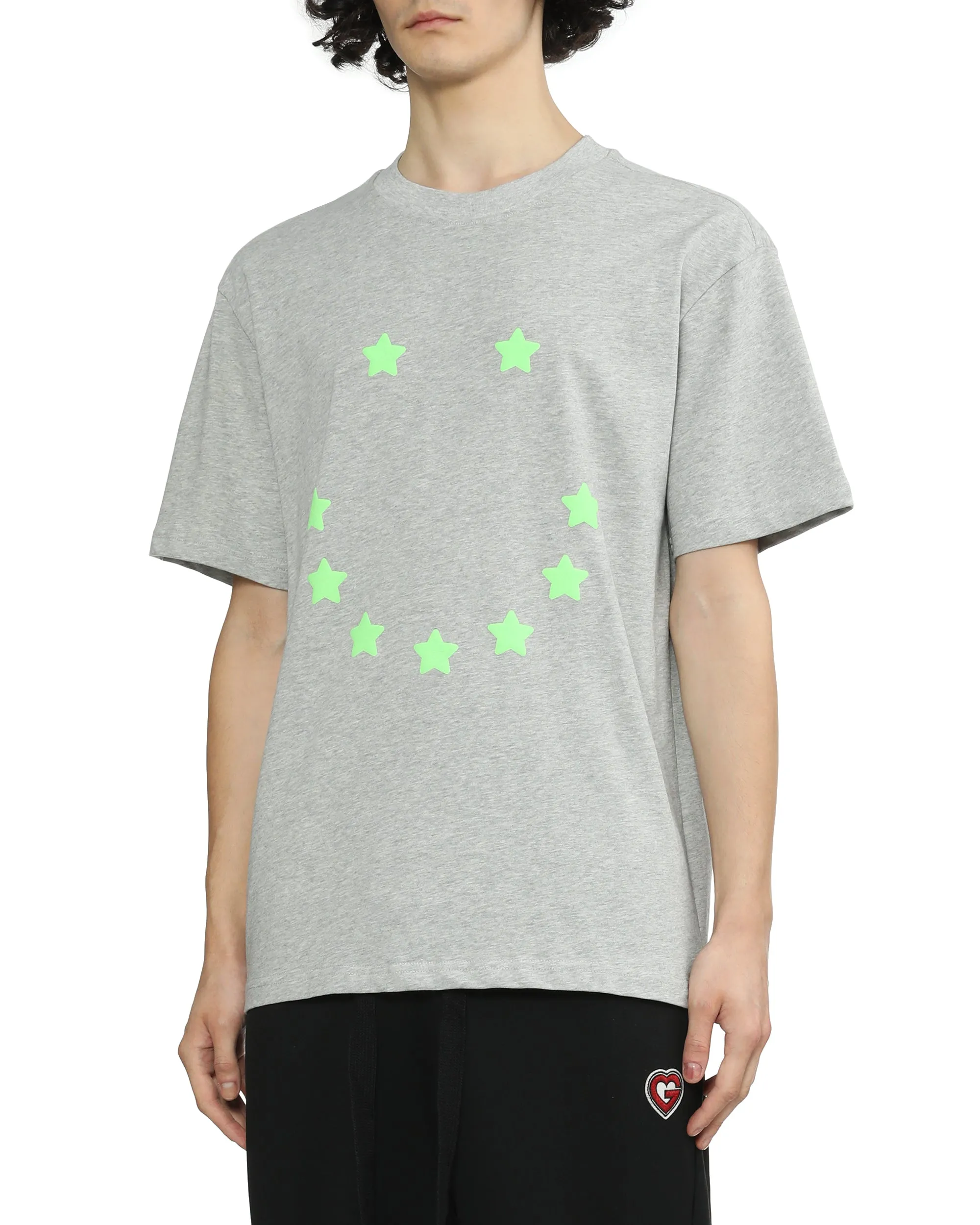 Crew Neck Print T-shirt