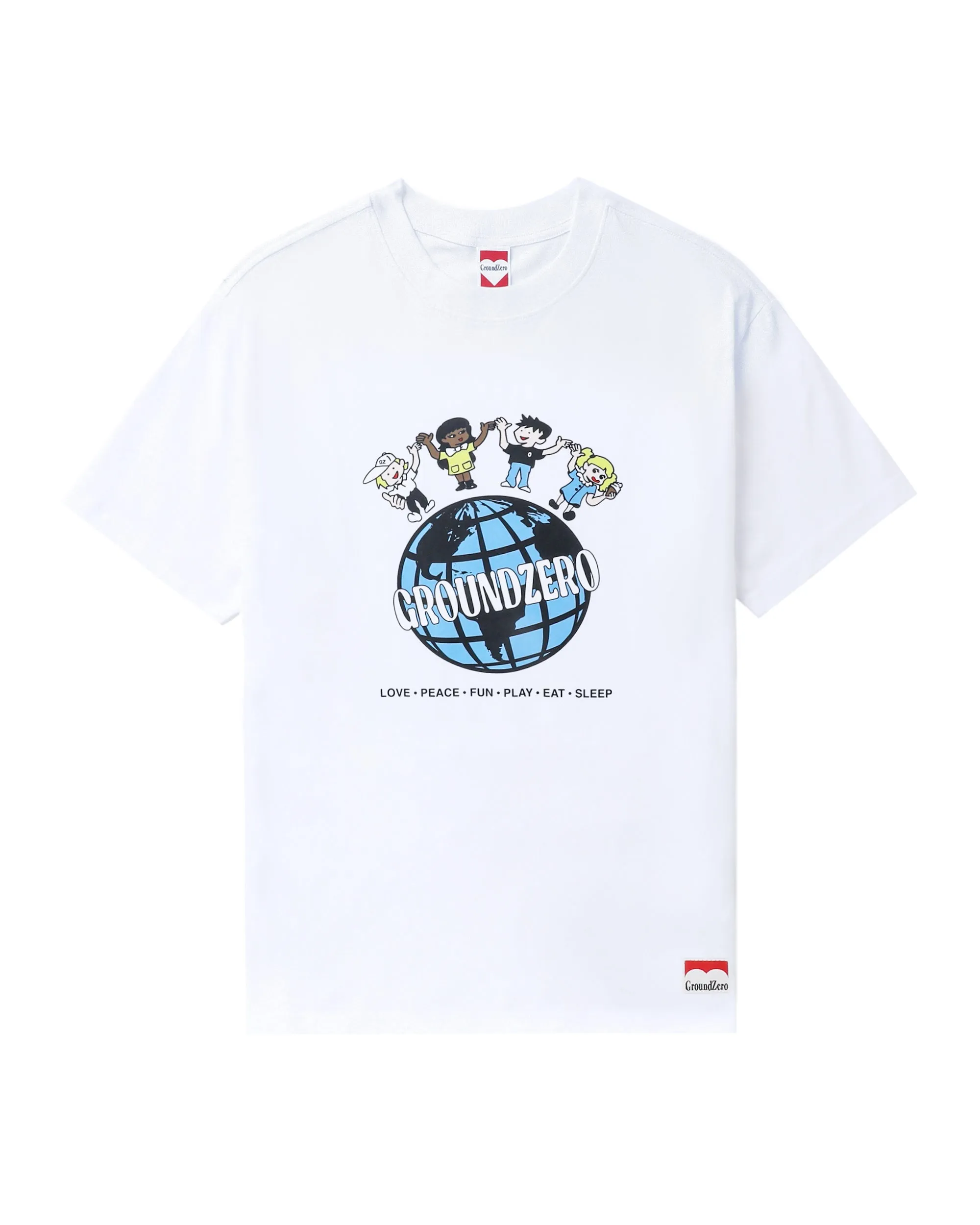 Crew Neck Print T-shirt