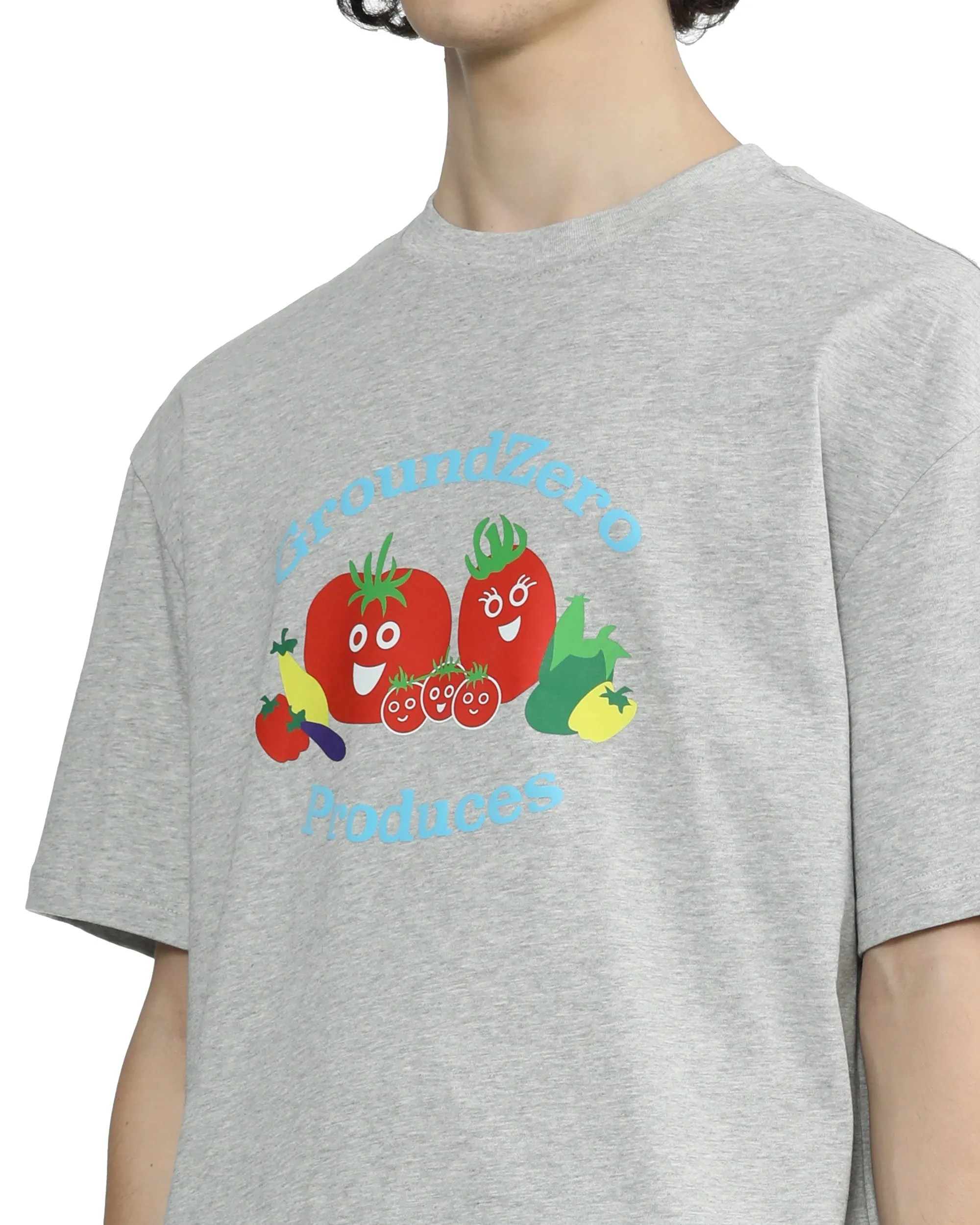 Crew Neck Print T-shirt