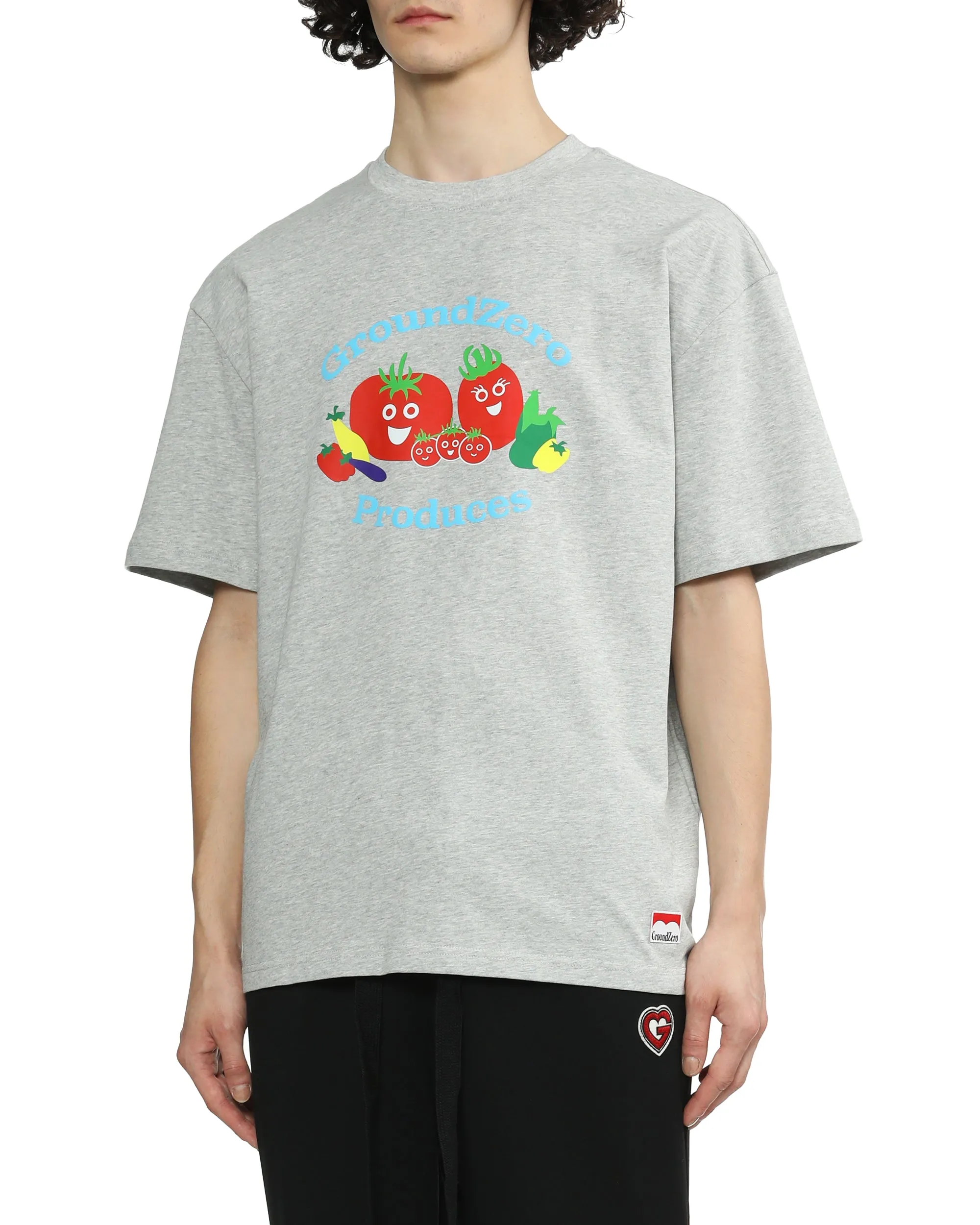 Crew Neck Print T-shirt
