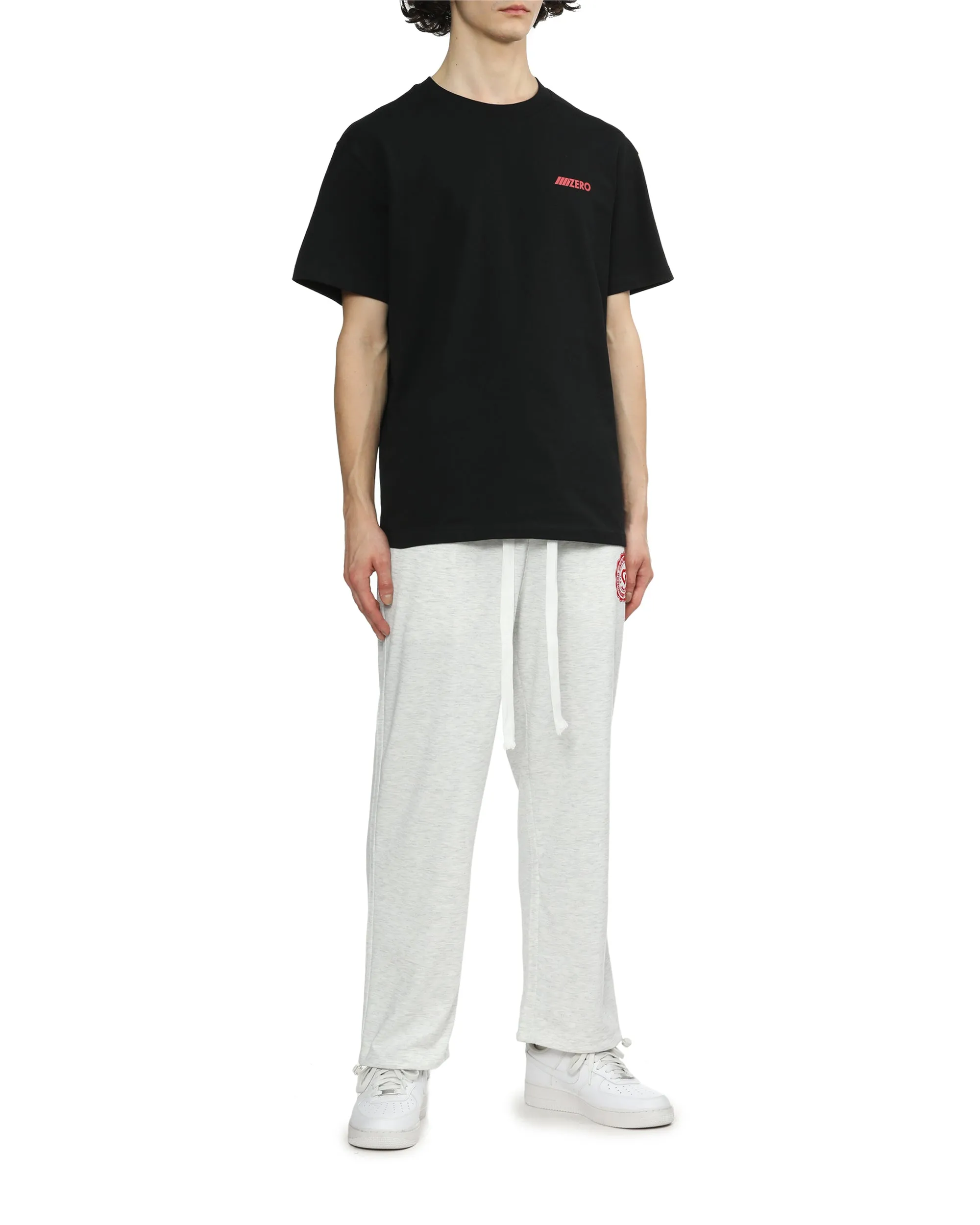 Crew Neck Print T-shirt