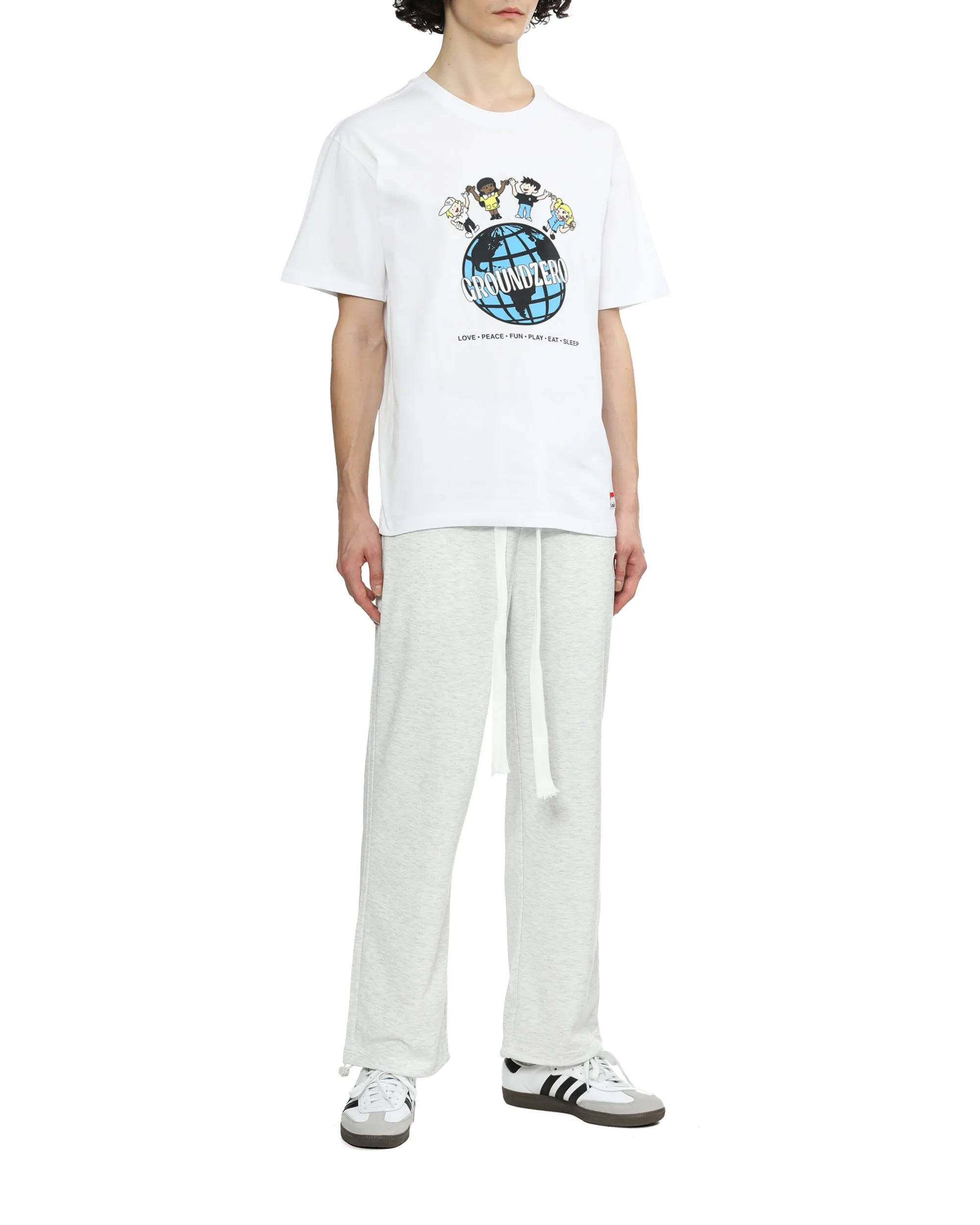 Crew Neck Print T-shirt