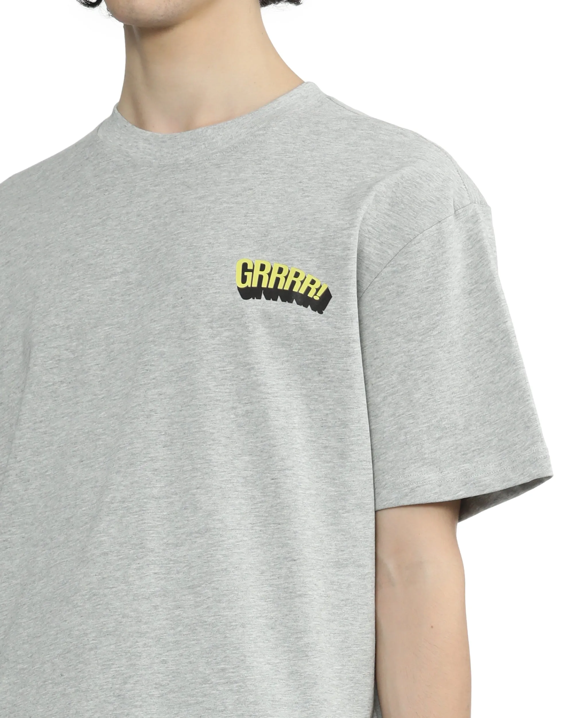 Crew Neck Print T-shirt