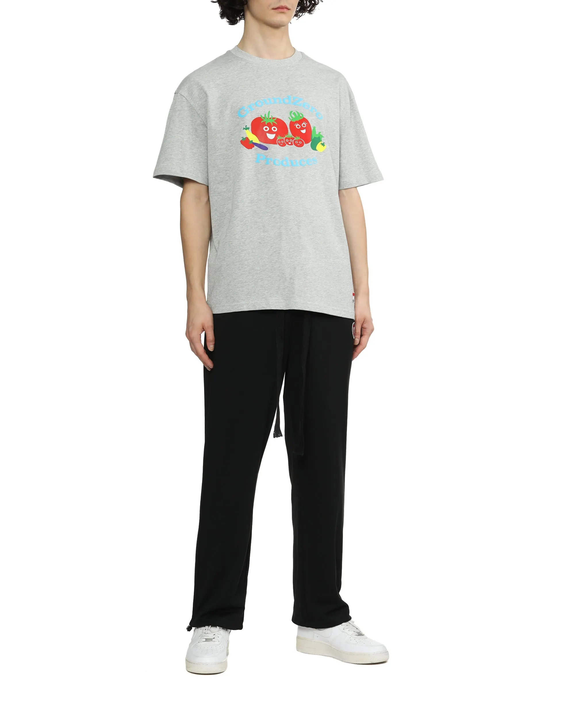 Crew Neck Print T-shirt
