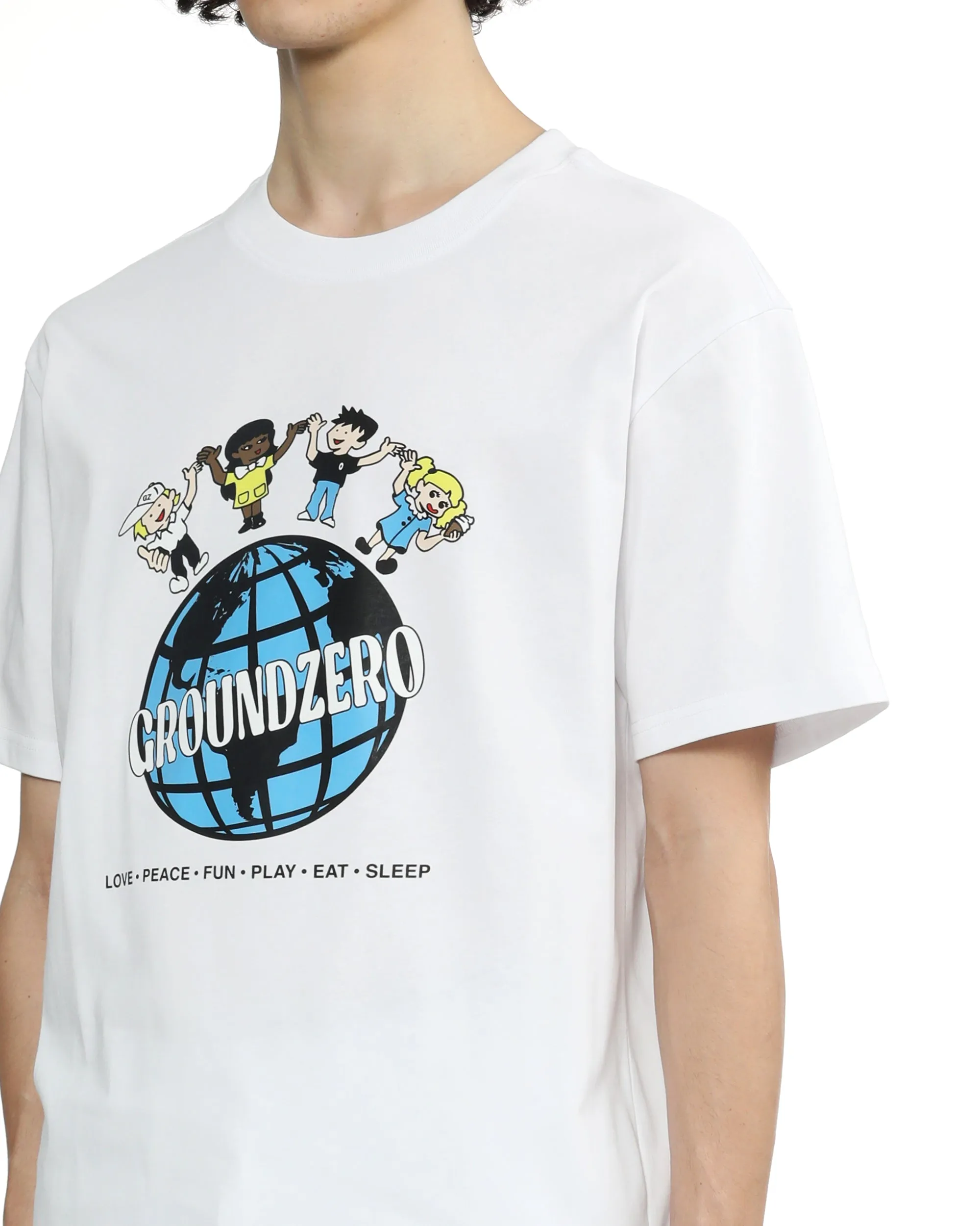 Crew Neck Print T-shirt