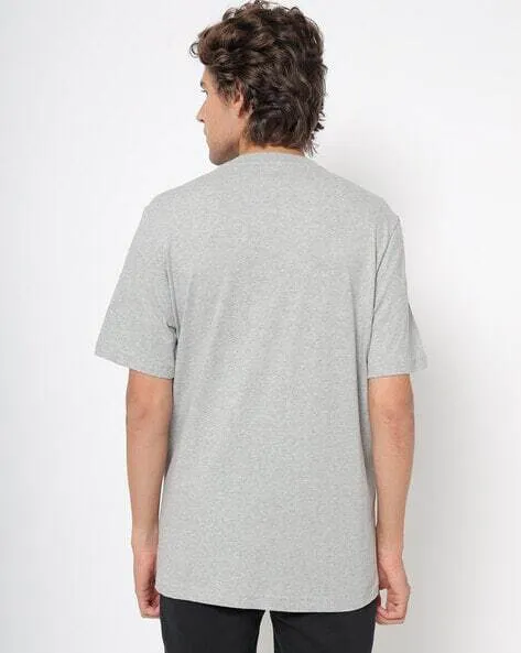 Crew-Neck T-shirt Embroidered Logo-Hb0805